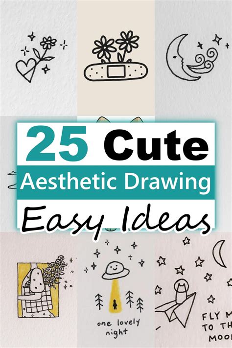 cute cute drawings|cute aesthetic drawings for beginners.